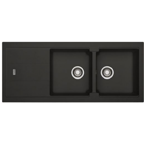 Franke BLG621 Bali 花崗岩 雙昇盆 (極光白)